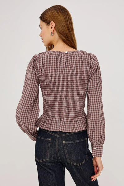 Rails Tabi Top in Rust Rose