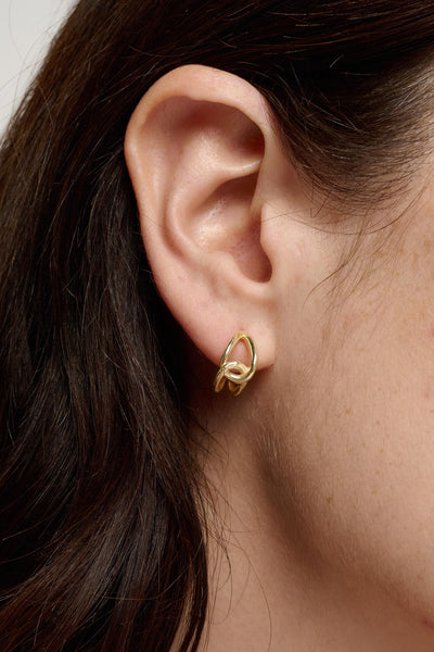 Tutti & Co Alder Earrings in Gold