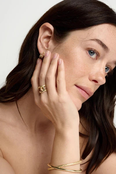 Tutti & Co Alder Ring in Gold