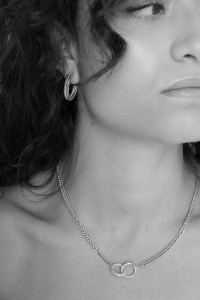 Tutti Woven Necklace in Silver