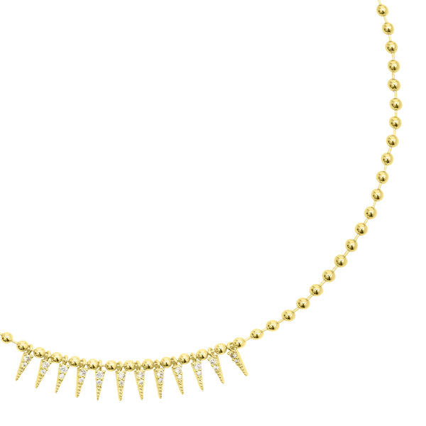 Talis chains Spike Drop Necklace