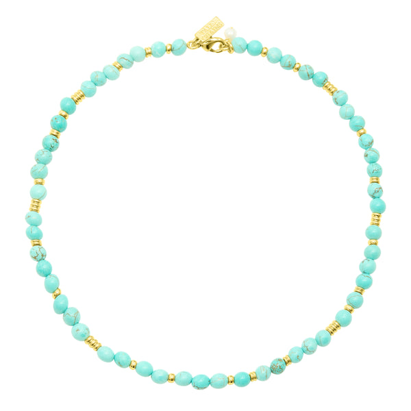 Talis chains Jaipur Choker in Turquoise