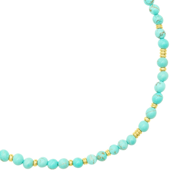 Talis chains Jaipur Choker in Turquoise