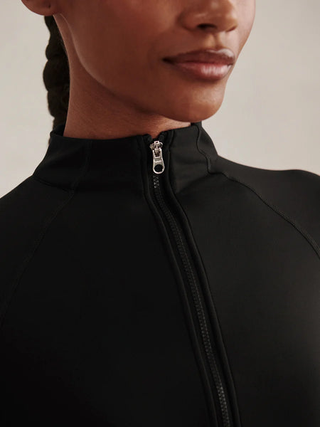 Varley Always Zip Through Sweat in Black