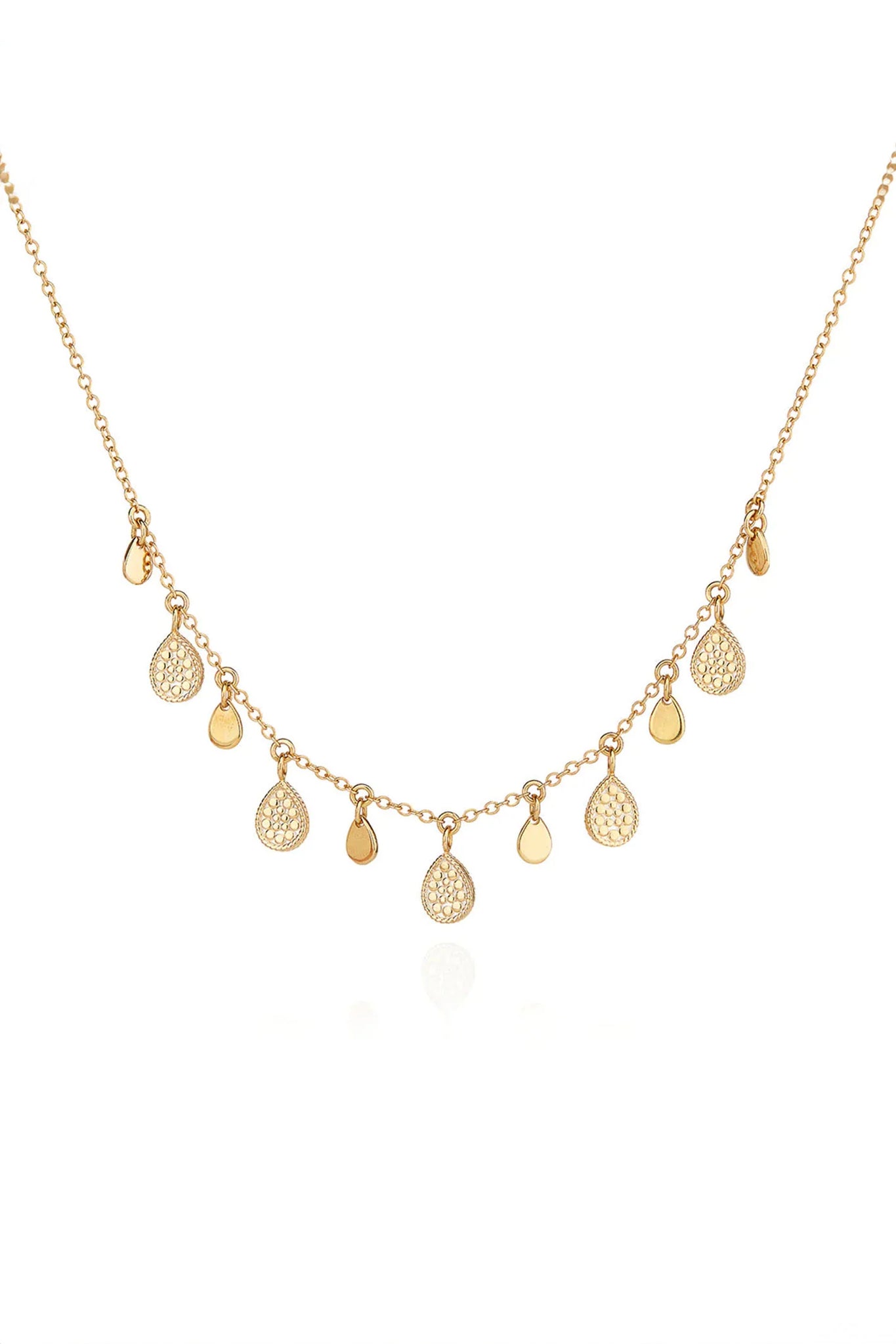 *LAST ONE!* Anna Beck Teardrop Charm Necklace NK10618-GLD