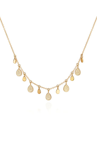*LAST ONE!* Anna Beck Teardrop Charm Necklace NK10618-GLD