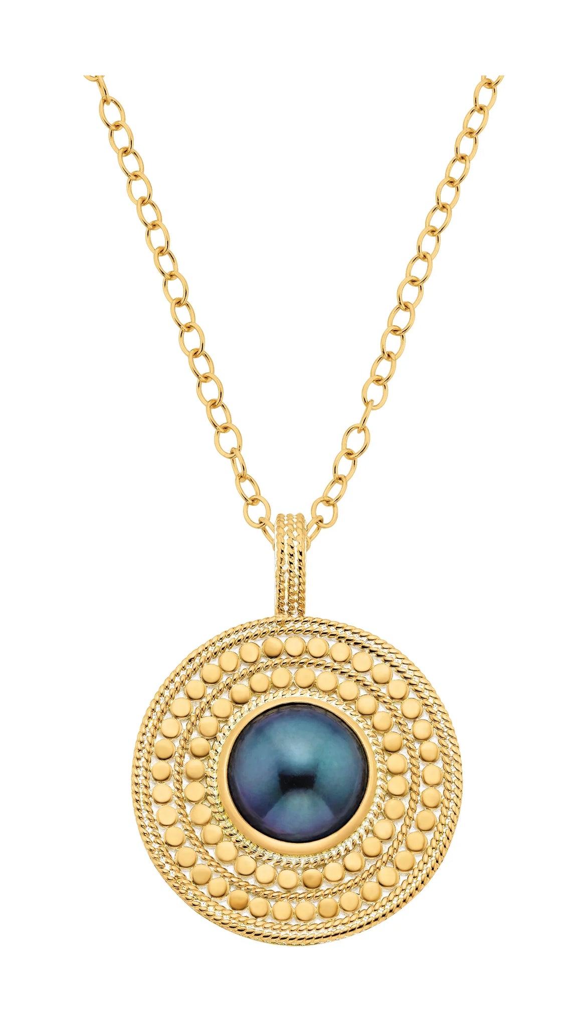 Anna Beck Blue Pearl Pendant Necklace NK10861