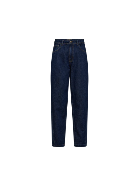 Mos Mosh Aymen Kyoto Cropped Boyfriend Jeans in Dark Blue