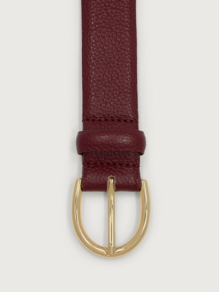 Varley Lenai Belt in Bordo