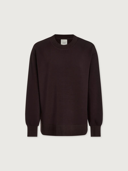 Varley Gabriella Sweat in coffee bean