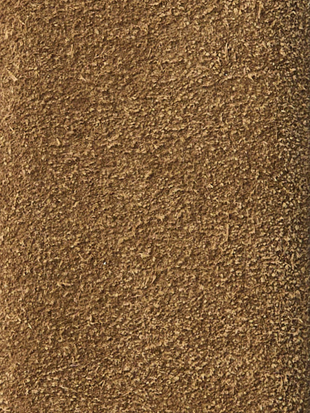 Selected Femme Tan Suede Belt Close-up of brown textured fabric