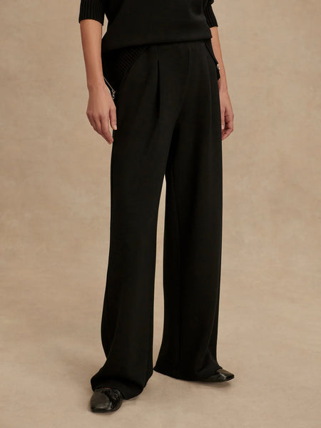 Varley Extra Wide Leg Pant 29.5" in Black