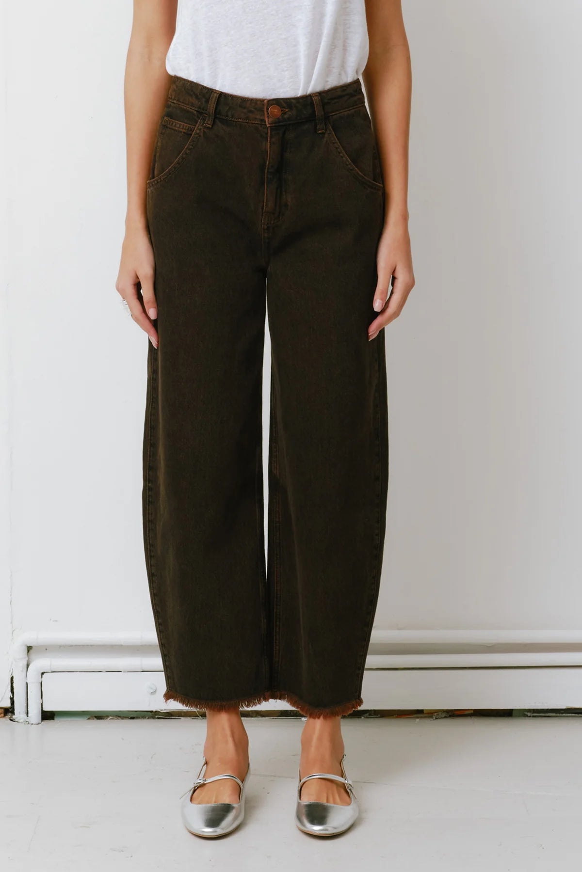 *LAST ONE!* Seventy + Mochi Bo Jean in Cacao Short 30” WBOJ0114-Sk