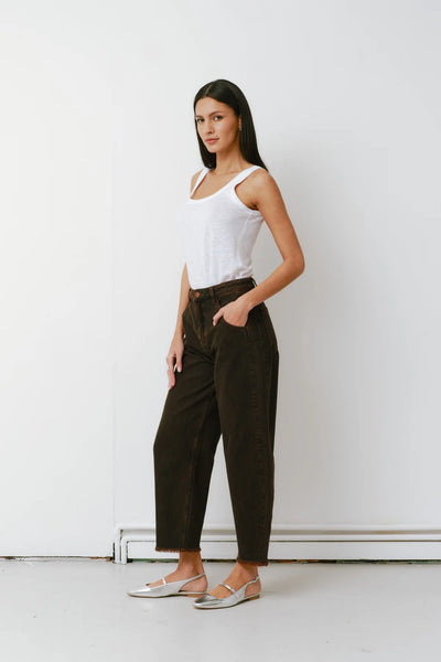 *LAST ONE!* Seventy + Mochi Bo Jean in Cacao Short 30” WBOJ0114-Sk