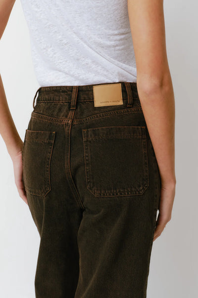 *LAST ONE!* Seventy + Mochi Bo Jean in Cacao Short 30” WBOJ0114-Sk