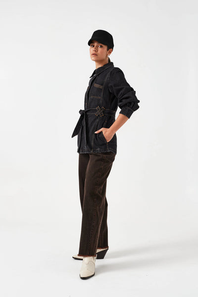 *LAST ONE!* Seventy + Mochi Bo Jean in Cacao Short 30” WBOJ0114-Sk