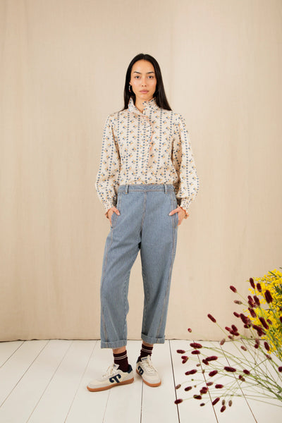 Bonte Aida Shirt in Ecru Multi