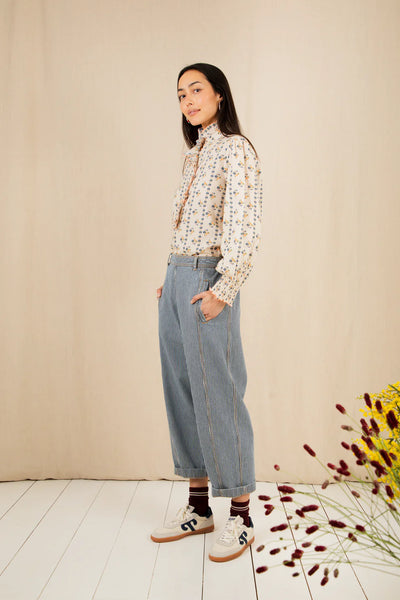 Bonte Aida Shirt in Ecru Multi