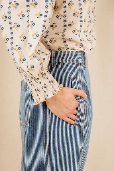 Bonte Aida Shirt in Ecru Multi