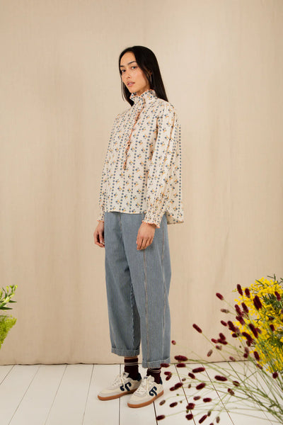 Bonte Aida Shirt in Ecru Multi