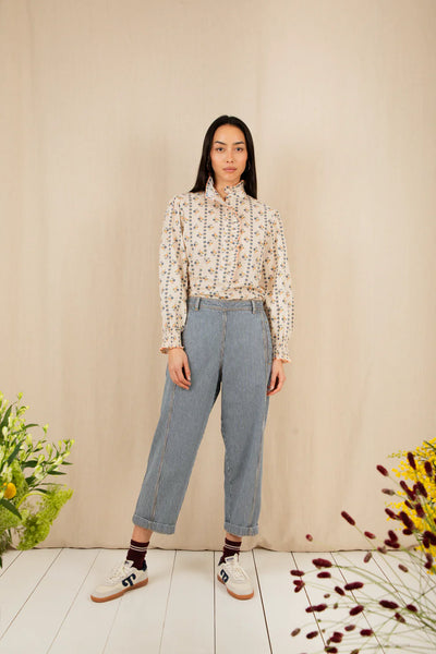 Bonte Aida Shirt in Ecru Multi