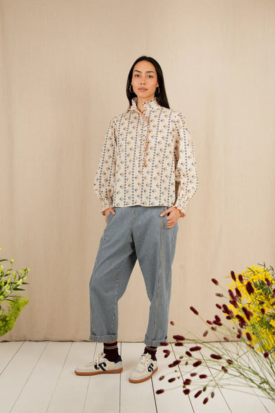 Bonte Aida Shirt in Ecru Multi