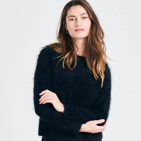 Jumper 1234 Brushed Crew Sweater in Night