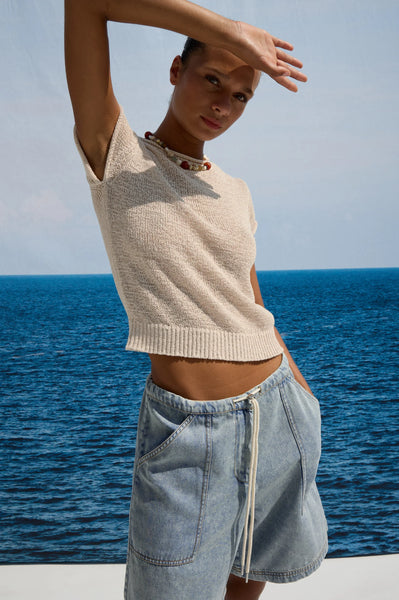 Rails Cady Top in Stone