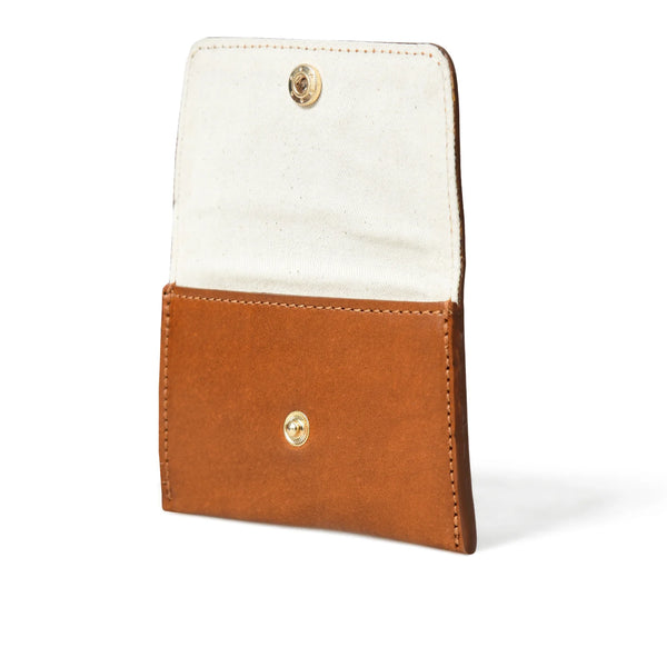 Bell & Fox Ellie Popper Card Holder Purse in Caramel