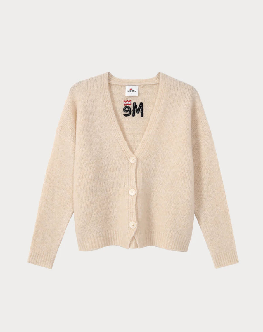 *LAST ONE!* Me369 Irene Cardigan in White