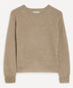 Jumper 1234 Crop Crew in Organic Light Brown