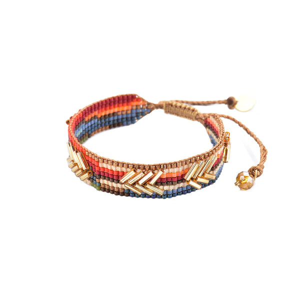 Mishky Chevron Multicolour Small Bracelet