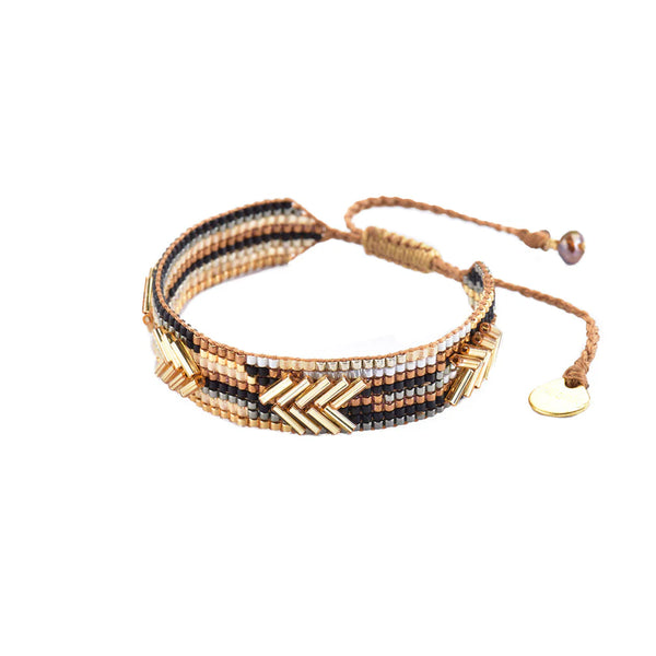 Mishky Chevron Black Small Bracelet