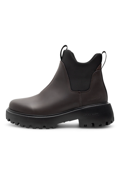 Woden Isabella Waterproof Boot in Chocolate