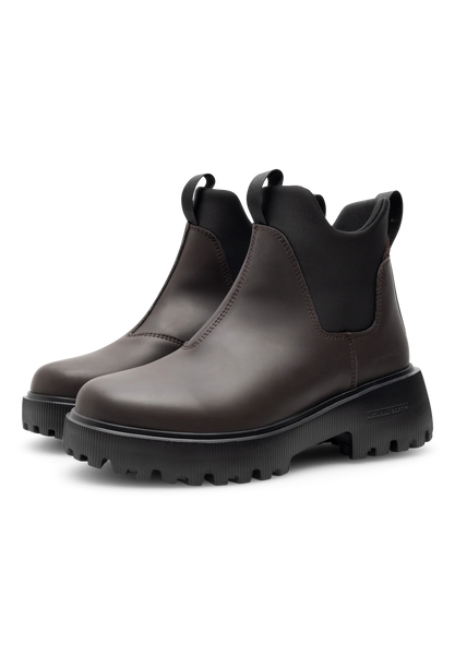 Woden Isabella Waterproof Boot in Chocolate