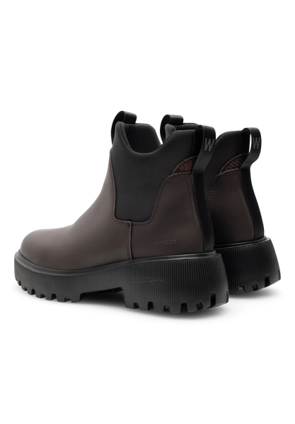 Woden Isabella Waterproof Boot in Chocolate