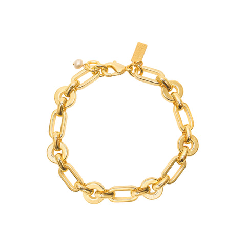 Talis Chains Chunky Link Chain Bracelet - Gold