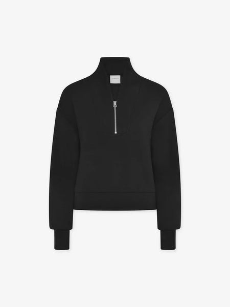 Varley Davidson Sweat Top in Black