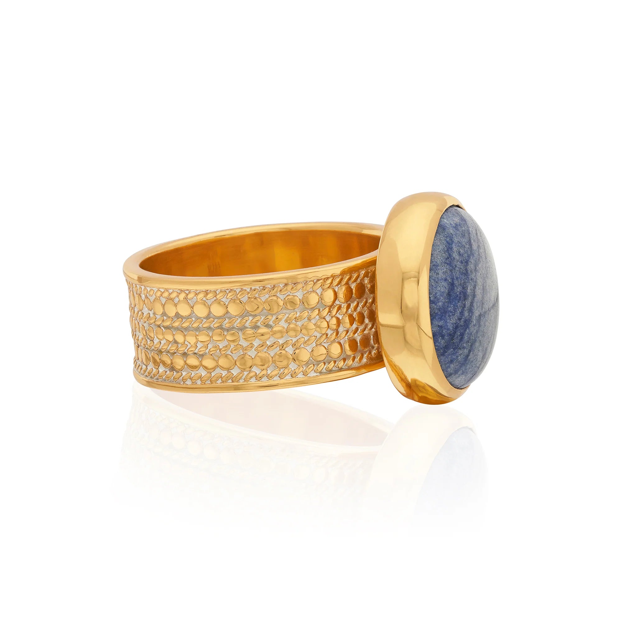 Anna Beck Large Dumortierite Cocktail Ring RG10499-GDD