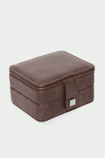 Tutti Dune Small Jewellery Box Brown storage box with a visible brand label on a white background