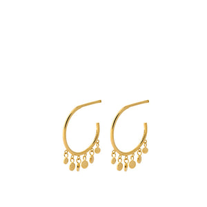 Pernille Corydon Glow Earrings 14mm in Gold