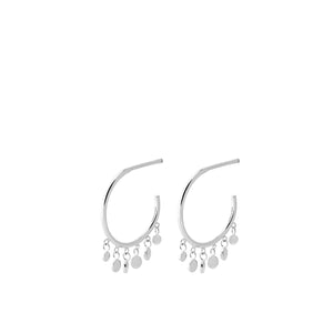Pernille Corydon Glow Earrings 14mm in Silver