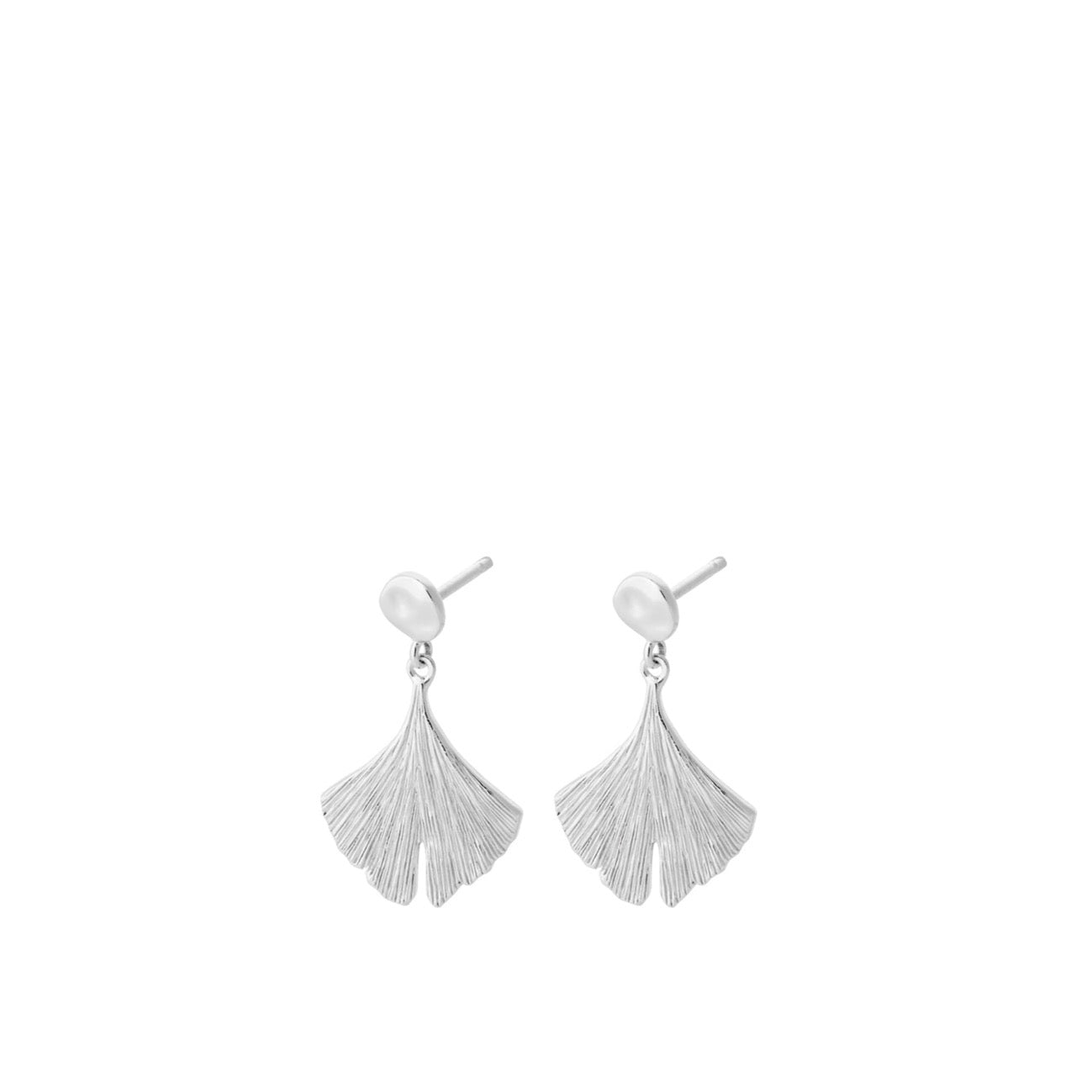 Pernille Corydon Biloba Earrings in Silver
