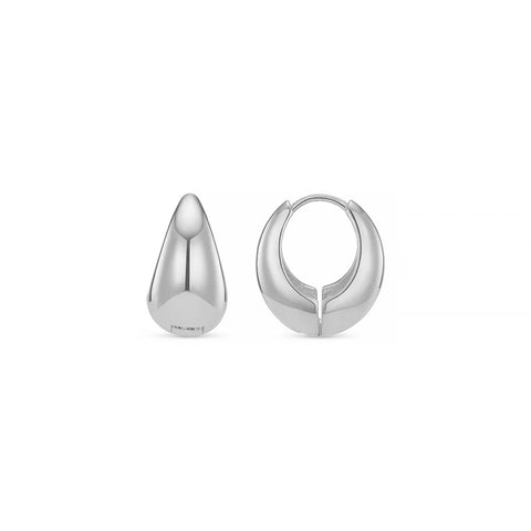Orelia Polished Domed Taper Hoop ORE31511