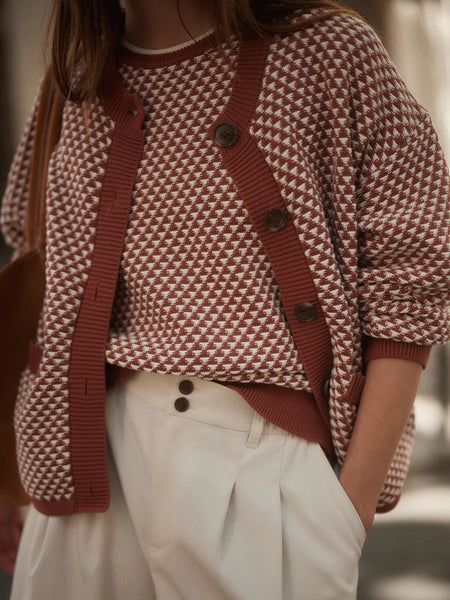 Varley Elmwick Knit Jacket in Maple