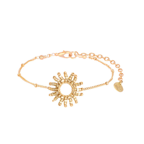 Mishky Fringe Sun Gold Bracelet B-GP-XS-13069