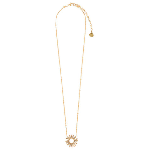 Mishky Fringe Sun Gold Small Necklace N-GP-S-13066