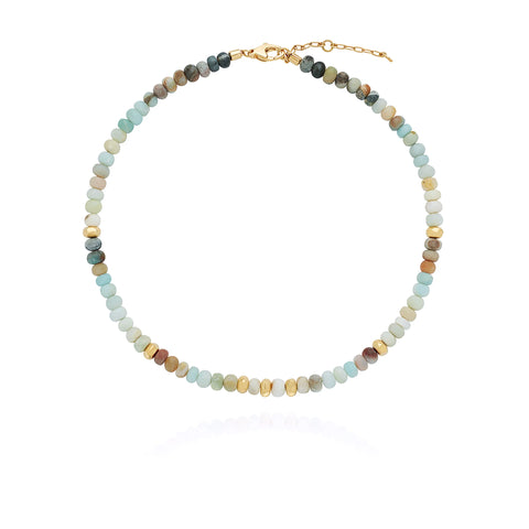 *LAST ONE!* Anna Beck Amazonite Beaded Necklace NK10360 GAMAZ