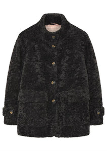 Gustav Maddy Fake Fur Coat in Chocolate