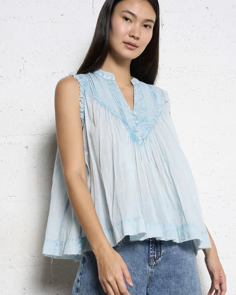 Suncoo Lenny Top in Bleu Ciel